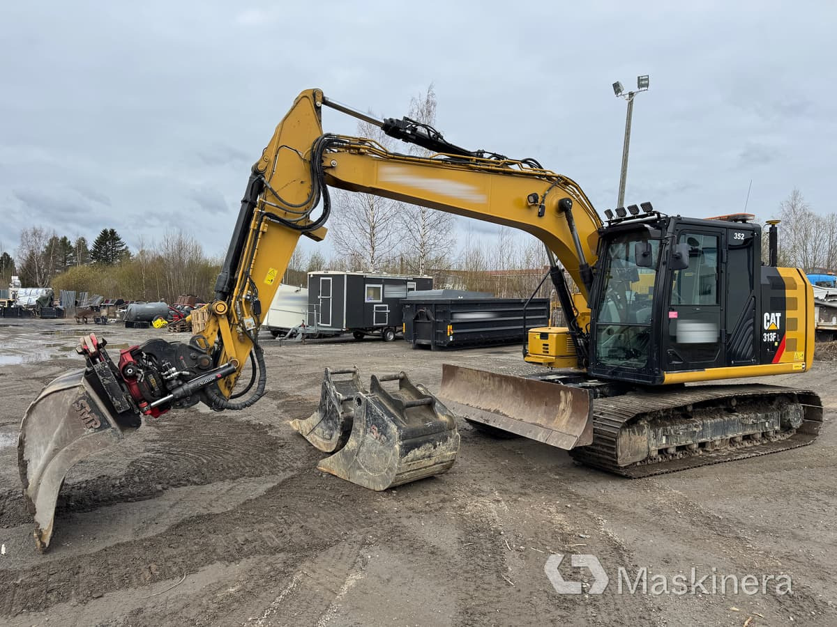 Grävmaskin Cat 313FL med tillbehör - Bager goseničar: slika 1 Grävmaskin Cat 313FL med tillbehör - Bager goseničar: slika 1
