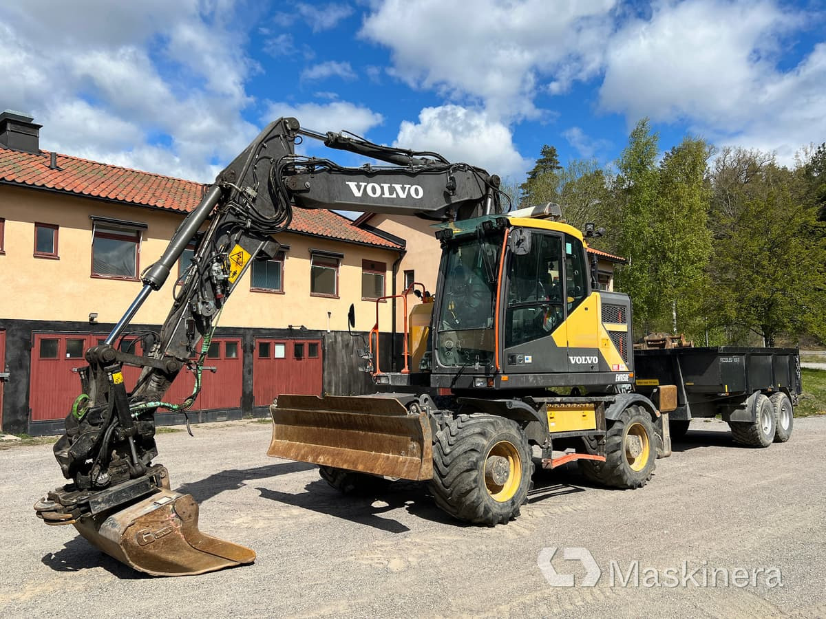 Hjulgrävare Volvo EWR150E med tillbehör - Bager goseničar: slika 1 Hjulgrävare Volvo EWR150E med tillbehör - Bager goseničar: slika 1