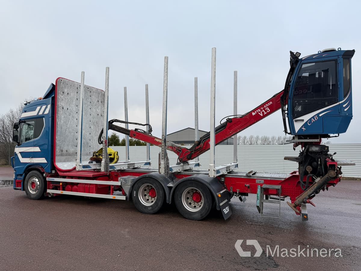 Timmerbil Scania R650B 6X4 - Tovornjak za prevoz lesa, Tovornjak z dvigalom: slika 3 Timmerbil Scania R650B 6X4 - Tovornjak za prevoz lesa, Tovornjak z dvigalom: slika 3