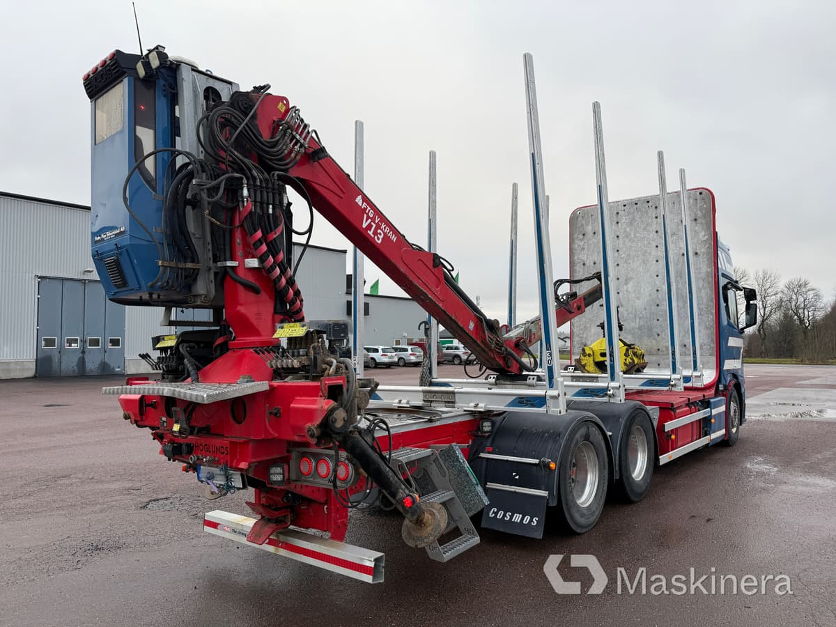 Timmerbil Scania R650B 6X4 - Tovornjak za prevoz lesa, Tovornjak z dvigalom: slika 5 Timmerbil Scania R650B 6X4 - Tovornjak za prevoz lesa, Tovornjak z dvigalom: slika 5