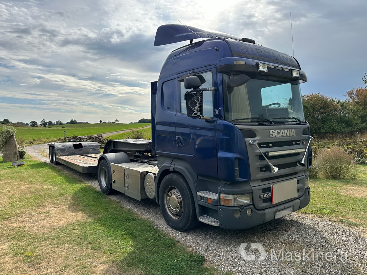 Scania R420 highline A-traktor Scania + 2 släp - Vlačilec, Nizko noseča polprikolica: slika 3 Scania R420 highline A-traktor Scania + 2 släp - Vlačilec, Nizko noseča polprikolica: slika 3