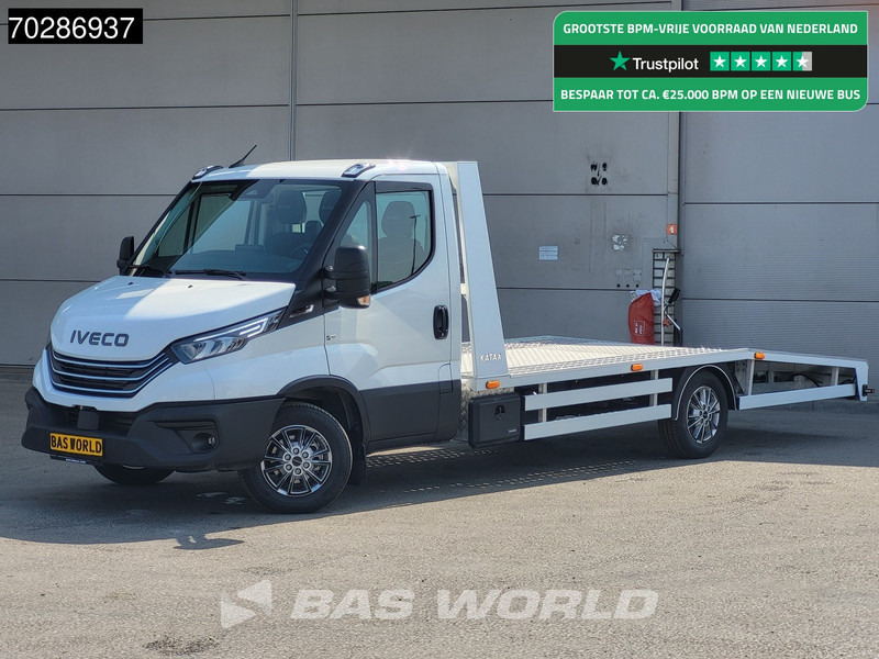 Iveco Daily 35S18 Automaat Autotransporter 3,5t Trekhaak Navi Airco LED ACC Euro6 Oprijwagen Cartransporter Trekhaak - Dostavno vozilo: slika 1 Iveco Daily 35S18 Automaat Autotransporter 3,5t Trekhaak Navi Airco LED ACC Euro6 Oprijwagen Cartransporter Trekhaak - Dostavno vozilo: slika 1