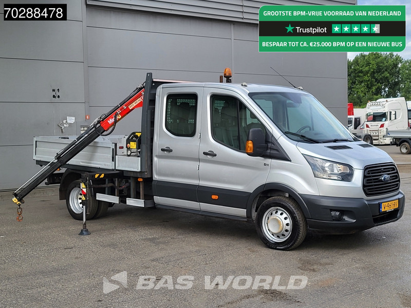 Ford Transit 105pk Kraanwagen Fassi M10A.12 Dubbel Cabine Dubbellucht Trekhaak Euro6 Crane Kran Kranwagen Trekhaak - Dostavno vozilo s kesonom: slika 1 Ford Transit 105pk Kraanwagen Fassi M10A.12 Dubbel Cabine Dubbellucht Trekhaak Euro6 Crane Kran Kranwagen Trekhaak - Dostavno vozilo s kesonom: slika 1