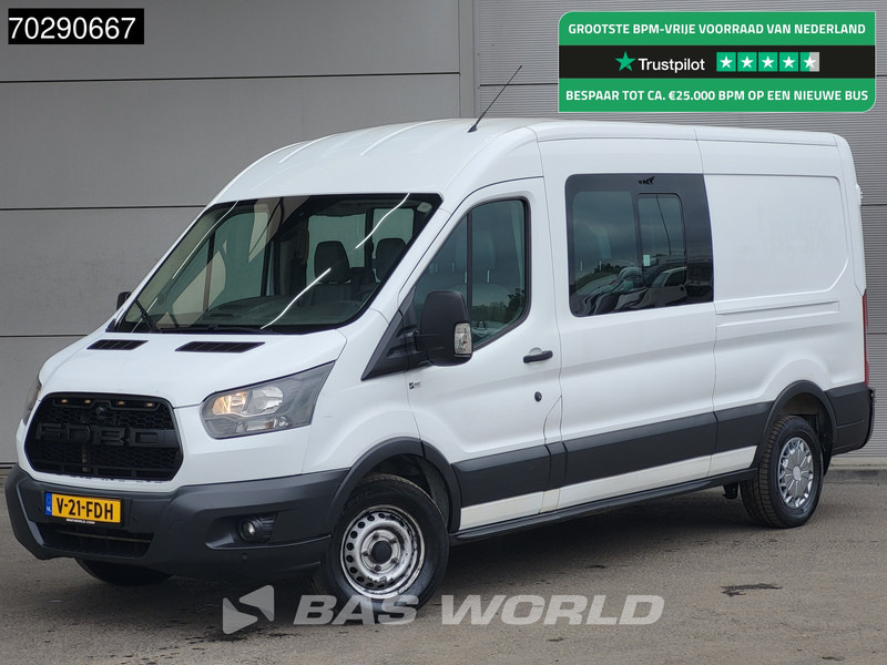 Ford Transit 130pk Dubbel Cabine L3H2 Trekhaak Navi Airco Parkeersensoren APK 04-2026 Euro6 DC Doka Mixto 11m3 Airco Dubbel cabine Trekhaak - Furgon: slika 1 Ford Transit 130pk Dubbel Cabine L3H2 Trekhaak Navi Airco Parkeersensoren APK 04-2026 Euro6 DC Doka Mixto 11m3 Airco Dubbel cabine Trekhaak - Furgon: slika 1