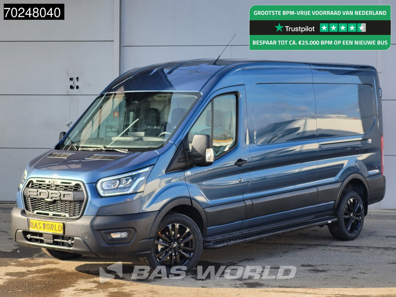Ford Transit 165pk Automaat Limited Black Edition L3H2 Nwe model! Xenon Airco Cruise CarPlay Camera Parkeersensoren Airco Cruise control - Furgon: slika 1 Ford Transit 165pk Automaat Limited Black Edition L3H2 Nwe model! Xenon Airco Cruise CarPlay Camera Parkeersensoren Airco Cruise control - Furgon: slika 1