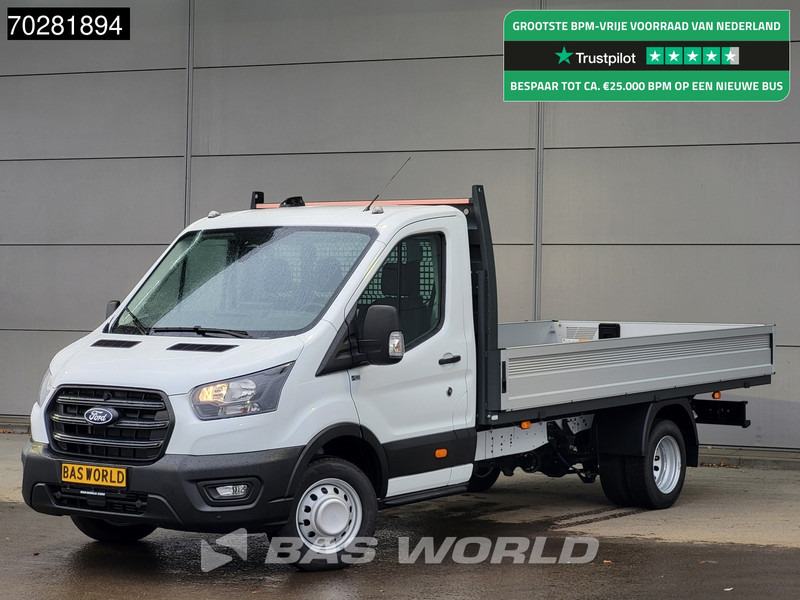 Ford Transit 165pk Open Laadbak 3,5t Trekhaak Dubbellucht Airco Cruise Camera Parkeersensoren Euro6 Pritsche Pickup Airco Trekhaak Cruise con - Dostavno vozilo s kesonom: slika 1 Ford Transit 165pk Open Laadbak 3,5t Trekhaak Dubbellucht Airco Cruise Camera Parkeersensoren Euro6 Pritsche Pickup Airco Trekhaak Cruise con - Dostavno vozilo s kesonom: slika 1