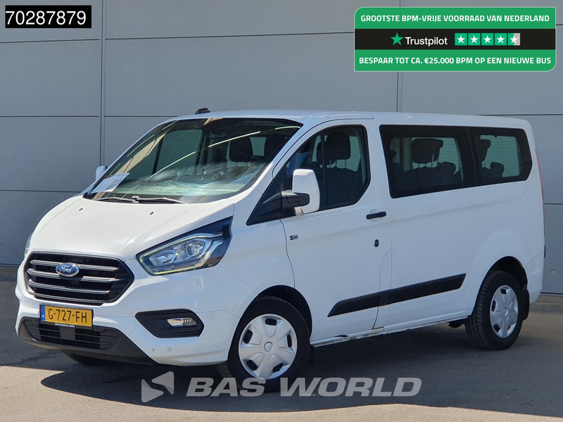 Ford Transit Custom 105pk Personenvervoer Incl.BPM/Ex. BTW 9-Persoons Airco Cruise LED Parkeersensoren Taxi Passenger Transport Kombi Tourer Euro6 L - Minibus, Potniški kombi: slika 1 Ford Transit Custom 105pk Personenvervoer Incl.BPM/Ex. BTW 9-Persoons Airco Cruise LED Parkeersensoren Taxi Passenger Transport Kombi Tourer Euro6 L - Minibus, Potniški kombi: slika 1