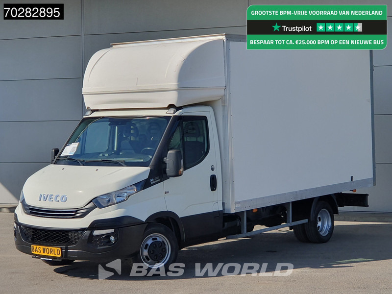 Iveco 35C16 Automaat Bakwagen Achterdeuren Airco Cruise Euro6 Meubelbak Koffer 20m3 Airco Cruise control - Dostavno vozilo z zabojnikom: slika 1 Iveco 35C16 Automaat Bakwagen Achterdeuren Airco Cruise Euro6 Meubelbak Koffer 20m3 Airco Cruise control - Dostavno vozilo z zabojnikom: slika 1