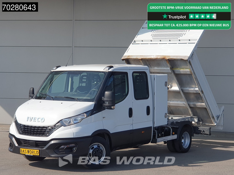 Iveco Daily 35C14 Kipper met Kist Dubbel Cabine Dubbellucht 3,5t Trekhaak Airco Cruise Euro6 Tipper Benne Kieper 2m3 Airco Trekhaak Cruise c - Dostavno vozilo prekucnik: slika 1 Iveco Daily 35C14 Kipper met Kist Dubbel Cabine Dubbellucht 3,5t Trekhaak Airco Cruise Euro6 Tipper Benne Kieper 2m3 Airco Trekhaak Cruise c - Dostavno vozilo prekucnik: slika 1