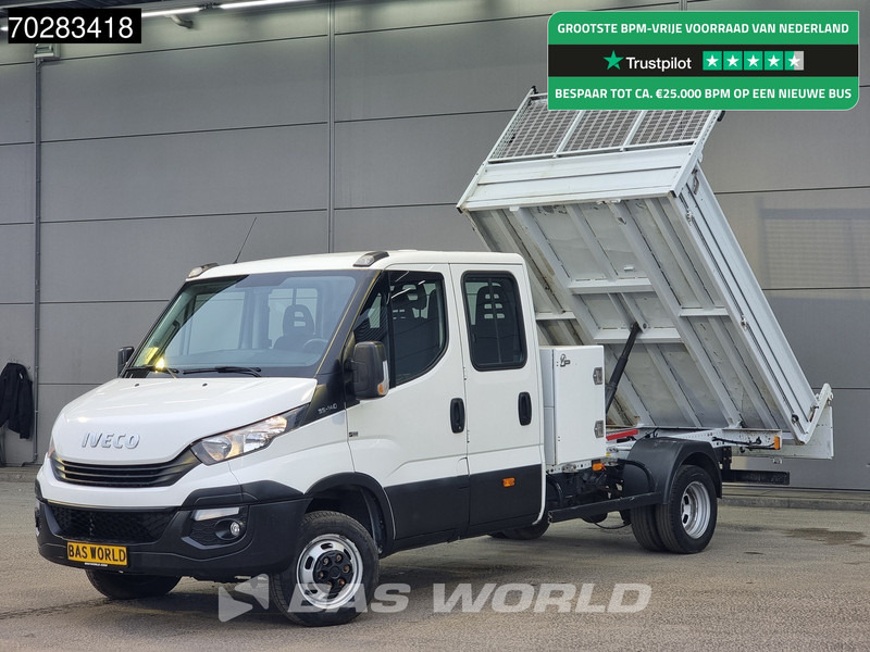 Iveco Daily 35C14 Open Laadbak Dubbel Cabine met Kist Dubbellucht 3,5t Trekhaak Airco Cruise Euro6 Pritsche Pickup Open Box 2m3 Airco Trekha - Dostavno vozilo s kesonom: slika 1 Iveco Daily 35C14 Open Laadbak Dubbel Cabine met Kist Dubbellucht 3,5t Trekhaak Airco Cruise Euro6 Pritsche Pickup Open Box 2m3 Airco Trekha - Dostavno vozilo s kesonom: slika 1