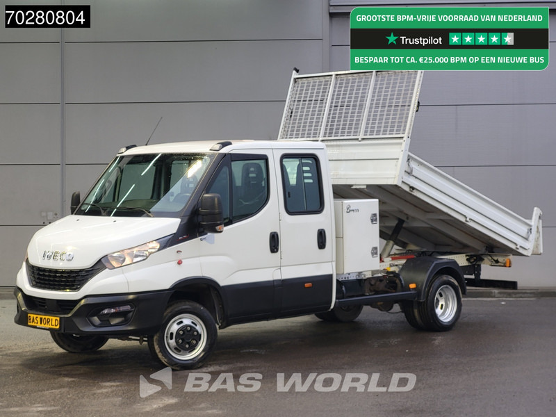 Iveco Daily 35C16 3.0L Kipper Dubbel Cabine met Kist 3,5t trekhaak Dubbellucht Navi Airco Cruise Tipper Benne Kieper Airco Dubbel cabine Tre - Dostavno vozilo prekucnik: slika 1 Iveco Daily 35C16 3.0L Kipper Dubbel Cabine met Kist 3,5t trekhaak Dubbellucht Navi Airco Cruise Tipper Benne Kieper Airco Dubbel cabine Tre - Dostavno vozilo prekucnik: slika 1
