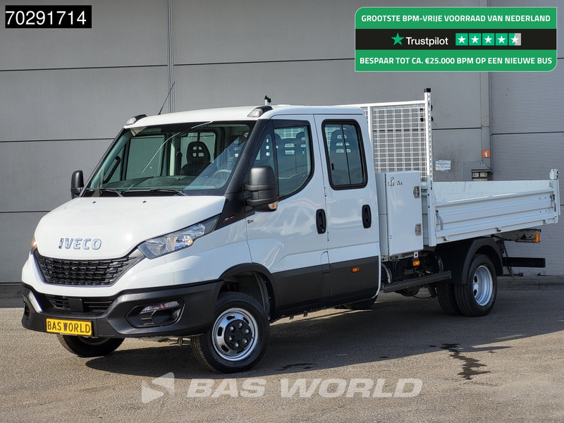 Iveco Daily 35C16 3.0L Open Laadbak met Kist Dubbel Cabine 3,5t Trekhaak Navi Airco Cruise Camera Euro6 Pritsche Pickup Open Box 2m3 Airco C - Dostavno vozilo s kesonom: slika 1 Iveco Daily 35C16 3.0L Open Laadbak met Kist Dubbel Cabine 3,5t Trekhaak Navi Airco Cruise Camera Euro6 Pritsche Pickup Open Box 2m3 Airco C - Dostavno vozilo s kesonom: slika 1