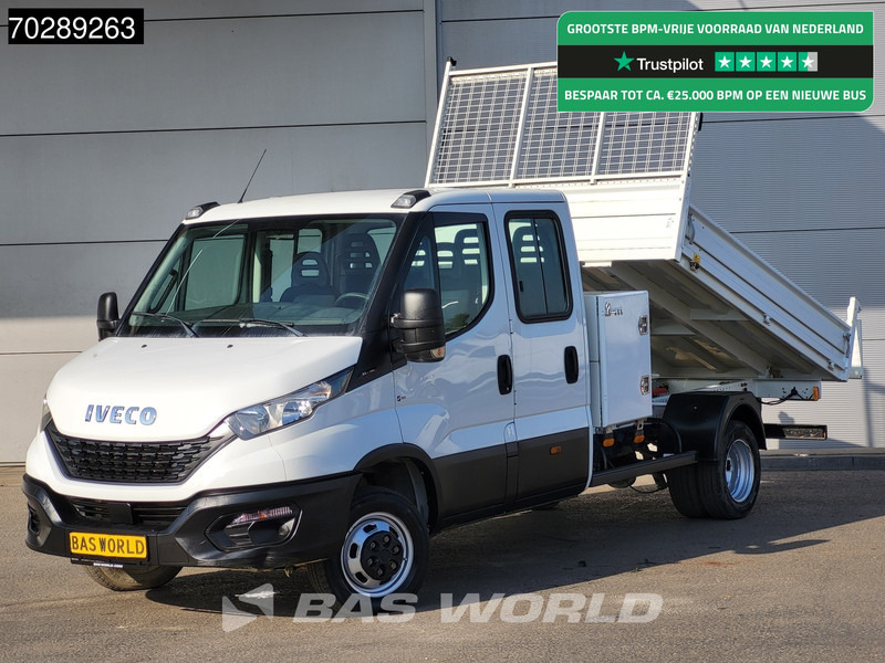 Iveco Daily 35C16 3.0L Open Laadbak met Kist Dubbel Cabine Dubbellucht 3,5t Trekhaak Navi Airco Cruise Camera Euro6 Pritsche Pickup Open Box - Dostavno vozilo s kesonom: slika 1 Iveco Daily 35C16 3.0L Open Laadbak met Kist Dubbel Cabine Dubbellucht 3,5t Trekhaak Navi Airco Cruise Camera Euro6 Pritsche Pickup Open Box - Dostavno vozilo s kesonom: slika 1