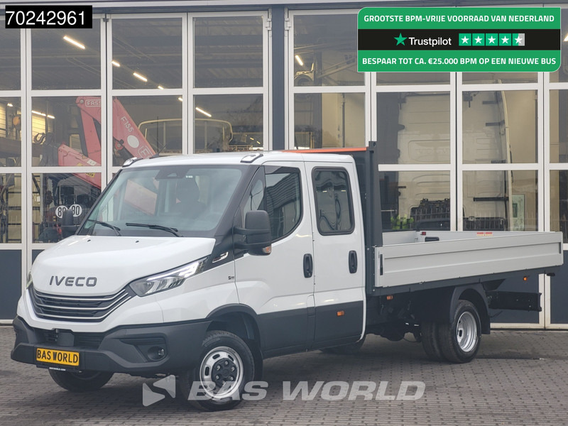 Iveco Daily 35C18 3.0L Automaat 180PK 2025-model Dubbel Cabine Open laadbak Navi ACC LED 3,5T Trekvermogen Euro6 Pritsche Pickup Airco Dubbe - Dostavno vozilo s kesonom: slika 1 Iveco Daily 35C18 3.0L Automaat 180PK 2025-model Dubbel Cabine Open laadbak Navi ACC LED 3,5T Trekvermogen Euro6 Pritsche Pickup Airco Dubbe - Dostavno vozilo s kesonom: slika 1