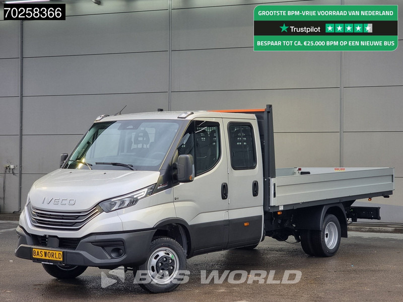 Iveco Daily 35C21 3.0L Automaat 210PK 2025-Model Open laadbak Dubbel Cabine Dubbellucht CarPlay ACC LED 3,5T Trekvermogen Euro6 Pritsche Pic - Dostavno vozilo s kesonom: slika 1 Iveco Daily 35C21 3.0L Automaat 210PK 2025-Model Open laadbak Dubbel Cabine Dubbellucht CarPlay ACC LED 3,5T Trekvermogen Euro6 Pritsche Pic - Dostavno vozilo s kesonom: slika 1