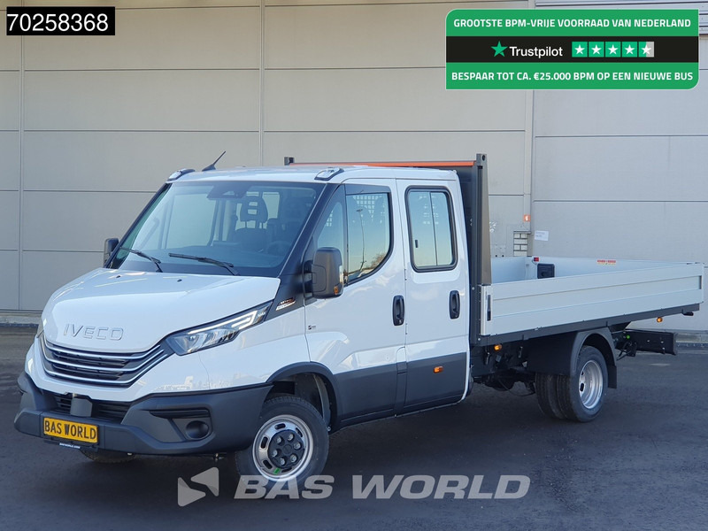 Iveco Daily 35C21 3.0L Automaat 210PK 2025-Model Open laadbak Dubbel Cabine Dubbellucht CarPlay ACC LED 3,5T Trekvermogen Euro6 Pritsche Pic - Dostavno vozilo s kesonom: slika 1 Iveco Daily 35C21 3.0L Automaat 210PK 2025-Model Open laadbak Dubbel Cabine Dubbellucht CarPlay ACC LED 3,5T Trekvermogen Euro6 Pritsche Pic - Dostavno vozilo s kesonom: slika 1