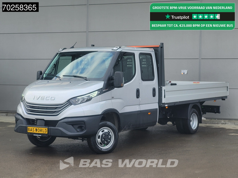 Iveco Daily 35C21 Automaat 2025model Open laadbak Dubbel Cabine CarPlay ACC LED 3,5T Trekvermogen Pritsche Pickup Airco Dubbel cabine - Dostavno vozilo s kesonom: slika 1 Iveco Daily 35C21 Automaat 2025model Open laadbak Dubbel Cabine CarPlay ACC LED 3,5T Trekvermogen Pritsche Pickup Airco Dubbel cabine - Dostavno vozilo s kesonom: slika 1