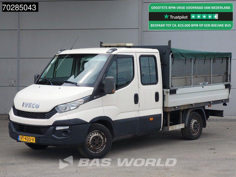 Iveco Daily 35S11 Open Laadbak met Kist Dubbel Cabine 3,5t Trekhaak Airco Pickup Pritsche Open Box Airco Trekhaak - Dostavno vozilo s kesonom: slika 1 Iveco Daily 35S11 Open Laadbak met Kist Dubbel Cabine 3,5t Trekhaak Airco Pickup Pritsche Open Box Airco Trekhaak - Dostavno vozilo s kesonom: slika 1