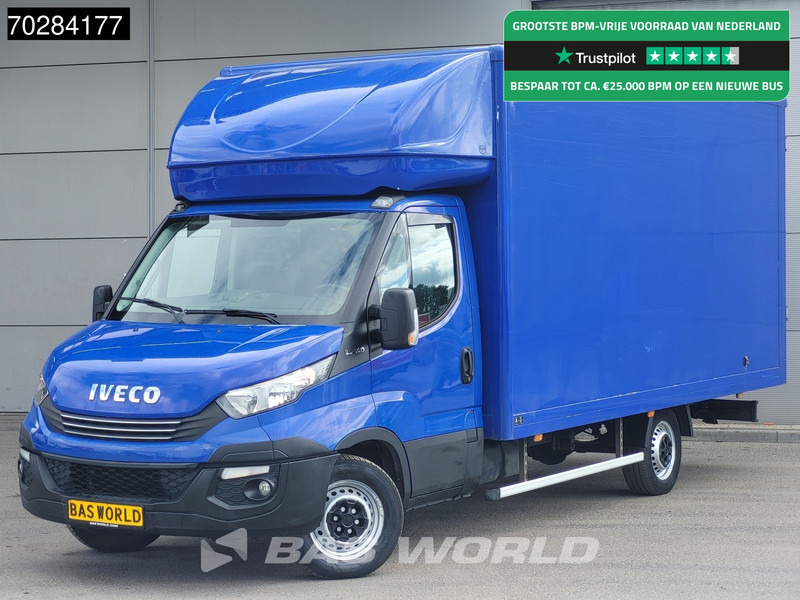 Iveco Daily 35S14 Automaat Bakwagen Achterdeuren 488cm lang! Airco Cruise Camera Euro6 Meubelbak Koffer 24m3 Airco Cruise control - Dostavno vozilo z zabojnikom: slika 1 Iveco Daily 35S14 Automaat Bakwagen Achterdeuren 488cm lang! Airco Cruise Camera Euro6 Meubelbak Koffer 24m3 Airco Cruise control - Dostavno vozilo z zabojnikom: slika 1