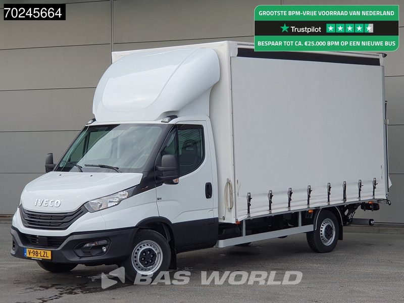 Iveco Daily 35S18 3.0L Laadklep 180PK Schuifzeilen Airco Cruise Bakwagen Euro6 Meubelbak Zeilenwagen Schuifzeil Plane 22m3 Airco Cruise cont - Dostavno vozilo s ponjavo: slika 1 Iveco Daily 35S18 3.0L Laadklep 180PK Schuifzeilen Airco Cruise Bakwagen Euro6 Meubelbak Zeilenwagen Schuifzeil Plane 22m3 Airco Cruise cont - Dostavno vozilo s ponjavo: slika 1