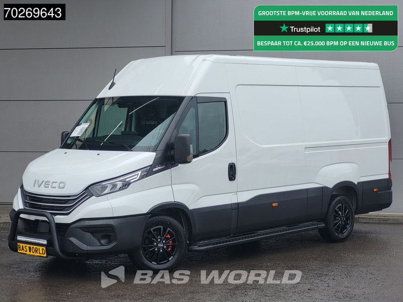 Iveco Daily 35S21 3.0L Automaat Black Edition 2025 model L2H2 Trekhaak Tacho ACC LED CarPlay Velgen Camera 12m3 Airco Trekhaak - Furgon: slika 1 Iveco Daily 35S21 3.0L Automaat Black Edition 2025 model L2H2 Trekhaak Tacho ACC LED CarPlay Velgen Camera 12m3 Airco Trekhaak - Furgon: slika 1