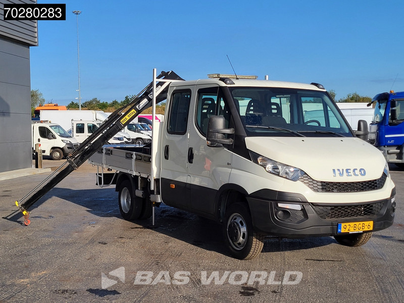Iveco Daily 50C17 3,0L Automaat 170PK HIAB 017T-2 DC Open laadbak Dubbellucht Airco Euro6 Pickup Crane Kraanwagen Kranwagen Pritsche Airco D - Dostavno vozilo s kesonom: slika 3 Iveco Daily 50C17 3,0L Automaat 170PK HIAB 017T-2 DC Open laadbak Dubbellucht Airco Euro6 Pickup Crane Kraanwagen Kranwagen Pritsche Airco D - Dostavno vozilo s kesonom: slika 3