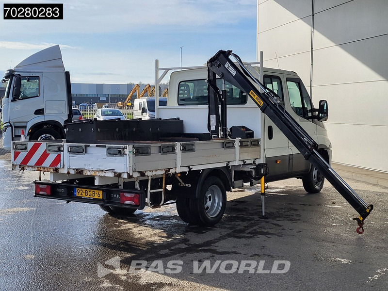 Iveco Daily 50C17 3,0L Automaat HIAB 017T-2 DC Open laadbak Dubbellucht Airco Euro6 Pickup Crane Kraanwagen Pritsche Airco Dubbel cabine - Dostavno vozilo s kesonom: slika 2 Iveco Daily 50C17 3,0L Automaat HIAB 017T-2 DC Open laadbak Dubbellucht Airco Euro6 Pickup Crane Kraanwagen Pritsche Airco Dubbel cabine - Dostavno vozilo s kesonom: slika 2