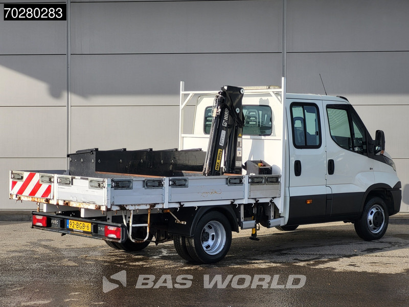 Iveco Daily 50C17 3,0L Automaat HIAB 017T-2 DC Open laadbak Dubbellucht Airco Euro6 Pickup Crane Kraanwagen Pritsche Airco Dubbel cabine - Dostavno vozilo s kesonom: slika 5 Iveco Daily 50C17 3,0L Automaat HIAB 017T-2 DC Open laadbak Dubbellucht Airco Euro6 Pickup Crane Kraanwagen Pritsche Airco Dubbel cabine - Dostavno vozilo s kesonom: slika 5