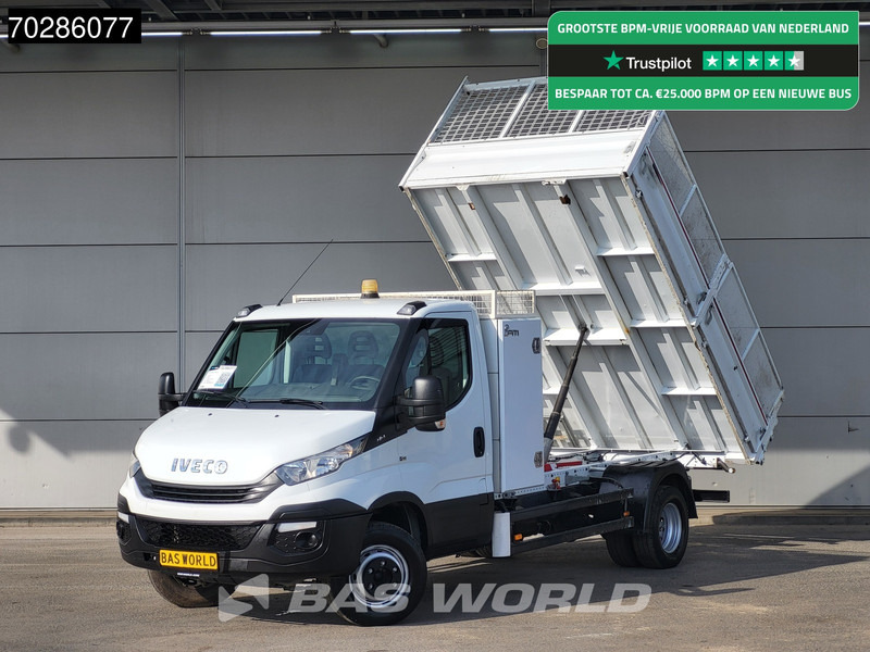 Iveco Daily 72C18 3.0L Kipper met Kist Dubbellucht 3,5t Trekhaak Airco Cruise Euro6 Tipper Benne Kieper Airco Trekhaak Cruise control - Dostavno vozilo prekucnik: slika 1 Iveco Daily 72C18 3.0L Kipper met Kist Dubbellucht 3,5t Trekhaak Airco Cruise Euro6 Tipper Benne Kieper Airco Trekhaak Cruise control - Dostavno vozilo prekucnik: slika 1