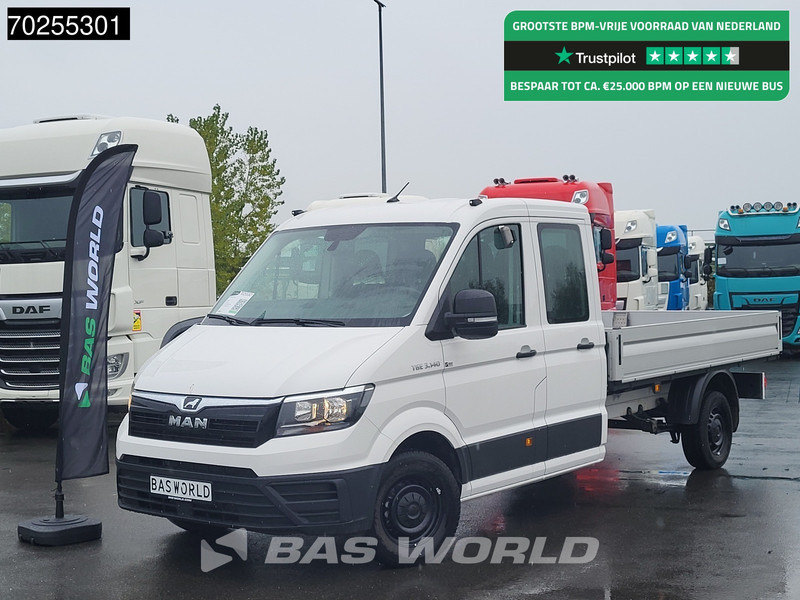 MAN TGE 3.140 Automatik Pritsche AHK Doppel Kabine Klima Tempomat Pickup Airco Trekhaak Cruise control - Dostavno vozilo s kesonom: slika 1 MAN TGE 3.140 Automatik Pritsche AHK Doppel Kabine Klima Tempomat Pickup Airco Trekhaak Cruise control - Dostavno vozilo s kesonom: slika 1