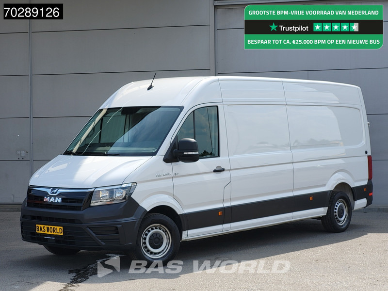 MAN TGE 3.140 COMING SOON! L4H3 Trekhaak Airco Cruise Camera Parkeersensoren Euro6 L3H2 15m3 Airco Cruise control - Furgon: slika 1 MAN TGE 3.140 COMING SOON! L4H3 Trekhaak Airco Cruise Camera Parkeersensoren Euro6 L3H2 15m3 Airco Cruise control - Furgon: slika 1