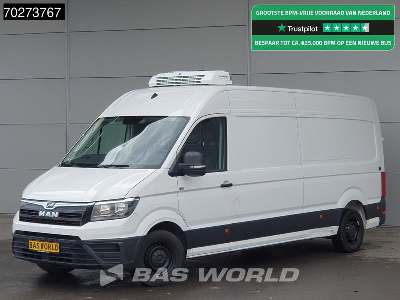 MAN TGE 3.140 Koelwagen Automaat Thermo King V-200 MAX L4H3 Airco Camera Parkeersensoren L3H2 Euro6 Koel Koeler Kühl Kühler Kühlwagen 12m3 Air - Hladilno vozilo: slika 1 MAN TGE 3.140 Koelwagen Automaat Thermo King V-200 MAX L4H3 Airco Camera Parkeersensoren L3H2 Euro6 Koel Koeler Kühl Kühler Kühlwagen 12m3 Air - Hladilno vozilo: slika 1