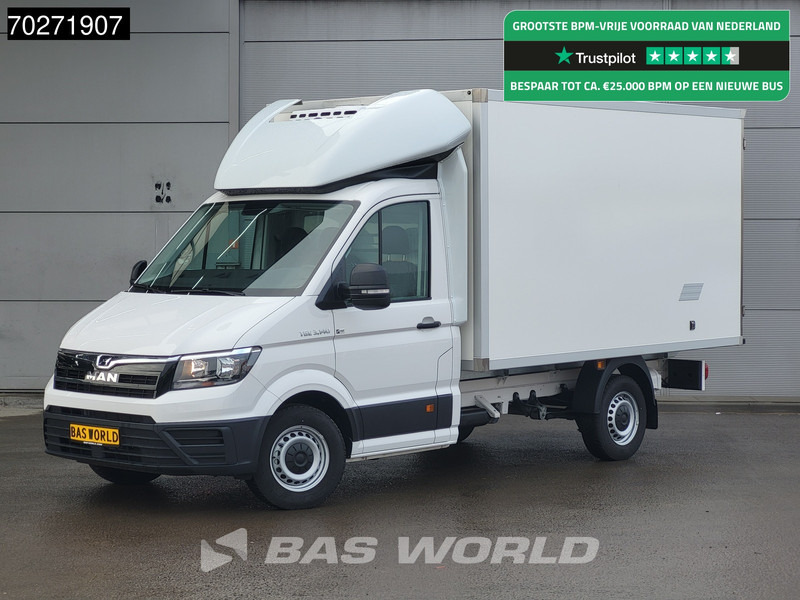 MAN TGE 3.140 Koelwagen Zijdeur Carrier CITIMAX 280 Bakwagen Koel Koeler KÜHLER 13m3 Airco - Hladilno vozilo: slika 1 MAN TGE 3.140 Koelwagen Zijdeur Carrier CITIMAX 280 Bakwagen Koel Koeler KÜHLER 13m3 Airco - Hladilno vozilo: slika 1