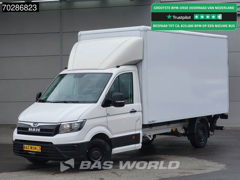 MAN TGE 3.140 Laadklep Automaat Airco Cruise Camera Euro6 Meubelbak Koffer 20m3 Airco Cruise control - Dostavno vozilo z zabojnikom: slika 1 MAN TGE 3.140 Laadklep Automaat Airco Cruise Camera Euro6 Meubelbak Koffer 20m3 Airco Cruise control - Dostavno vozilo z zabojnikom: slika 1