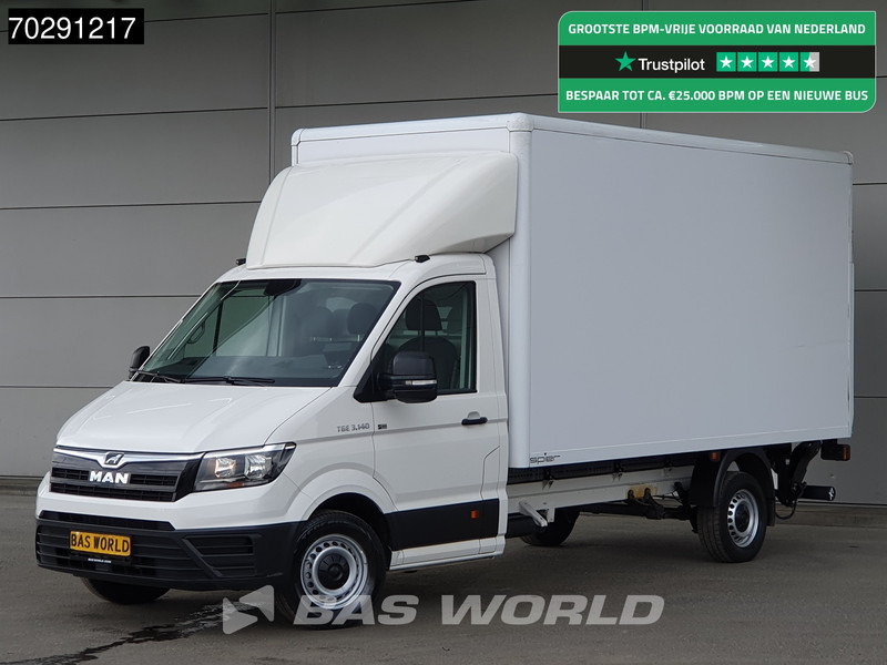 MAN TGE 3.140 Laadklep Bakwagen Airco Cruise Camera Euro6 Meubelbak Koffer 20m3 Airco Cruise control - Dostavno vozilo z zabojnikom: slika 1 MAN TGE 3.140 Laadklep Bakwagen Airco Cruise Camera Euro6 Meubelbak Koffer 20m3 Airco Cruise control - Dostavno vozilo z zabojnikom: slika 1