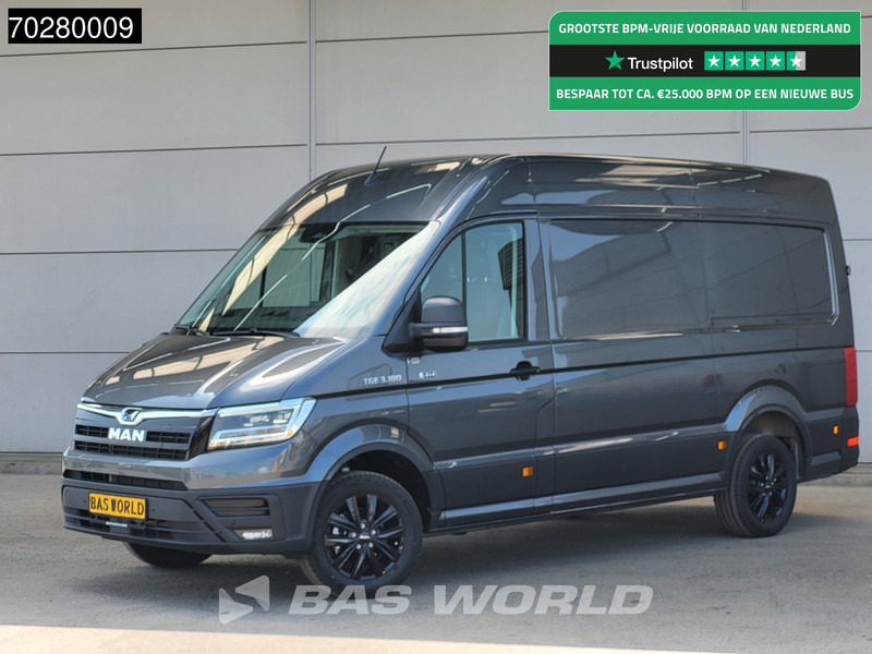 MAN TGE 3.180 4x4 Automaat 2025 Facelift L3H3 LED ACC Navi Airco Cruise Camera Parkeersensoren L2H2 Allrad 4WD 12m3 Airco - Furgon: slika 1 MAN TGE 3.180 4x4 Automaat 2025 Facelift L3H3 LED ACC Navi Airco Cruise Camera Parkeersensoren L2H2 Allrad 4WD 12m3 Airco - Furgon: slika 1