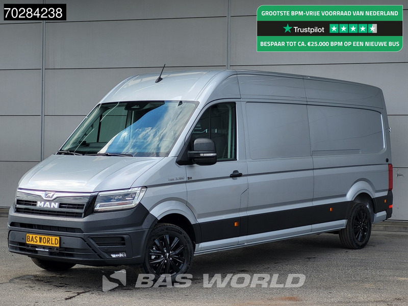 MAN TGE 3.180 Automaat 2025 Facelift L4H3 Trekhaak LED ACC Navi Airco Camera Parkeersensoren Euro6 L3H2 15m3 Airco Trekhaak - Furgon: slika 1 MAN TGE 3.180 Automaat 2025 Facelift L4H3 Trekhaak LED ACC Navi Airco Camera Parkeersensoren Euro6 L3H2 15m3 Airco Trekhaak - Furgon: slika 1