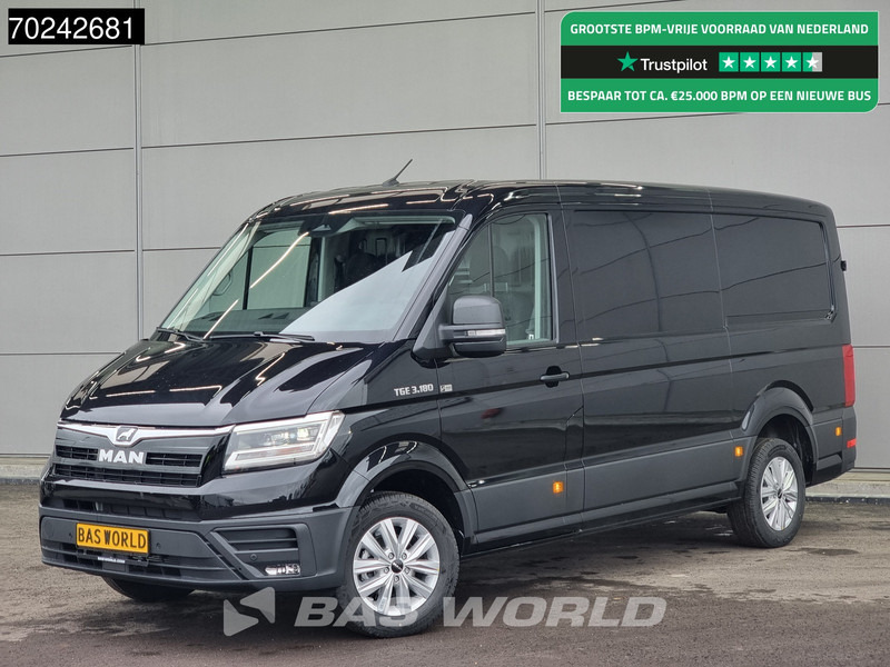 MAN TGE 3.180 Automaat 2025 model Facelift L3H2 Navi CarPlay Camera L2H2 9m3 Airco Trekhaak Cruise control - Furgon: slika 1 MAN TGE 3.180 Automaat 2025 model Facelift L3H2 Navi CarPlay Camera L2H2 9m3 Airco Trekhaak Cruise control - Furgon: slika 1
