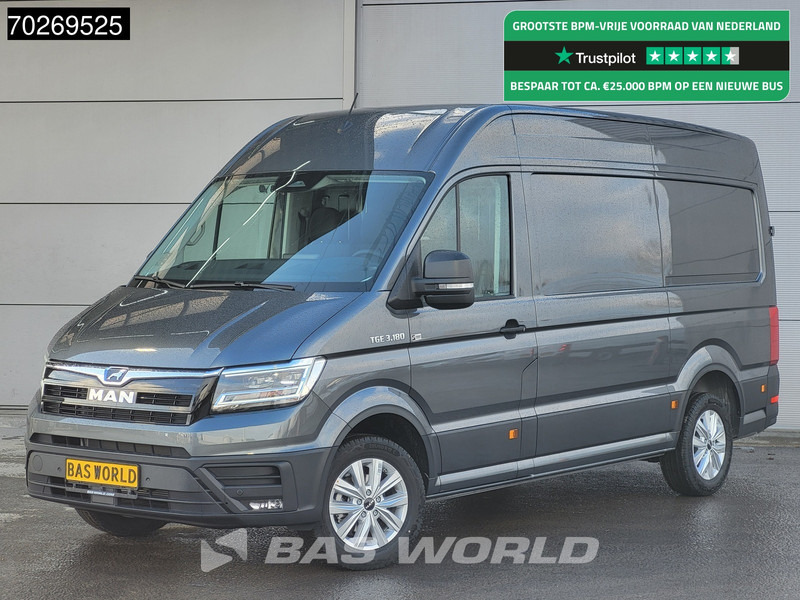 MAN TGE 3.180 Automaat 2025 model Facelift L3H3 Navi CarPlay Camera L2H2 11m3 Airco Cruise control - Furgon: slika 1 MAN TGE 3.180 Automaat 2025 model Facelift L3H3 Navi CarPlay Camera L2H2 11m3 Airco Cruise control - Furgon: slika 1