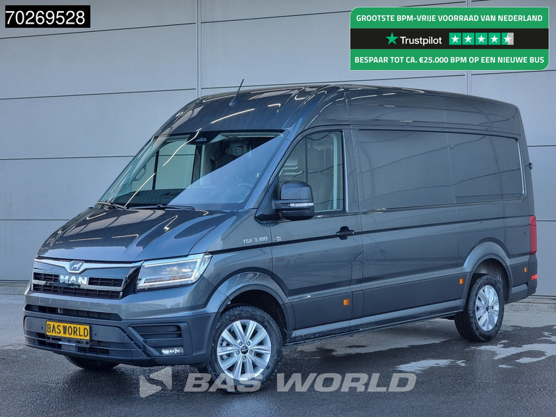 MAN TGE 3.180 Automaat 2025 model Facelift L3H3 Navi CarPlay Camera L2H2 12m3 Airco Cruise control - Furgon: slika 1 MAN TGE 3.180 Automaat 2025 model Facelift L3H3 Navi CarPlay Camera L2H2 12m3 Airco Cruise control - Furgon: slika 1