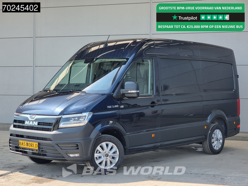 MAN TGE 3.180 Automaat L3H3 Starlight Blue LED Velgen Groot scherm Camera CarPlay 11m3 Airco Cruise control - Furgon: slika 1 MAN TGE 3.180 Automaat L3H3 Starlight Blue LED Velgen Groot scherm Camera CarPlay 11m3 Airco Cruise control - Furgon: slika 1