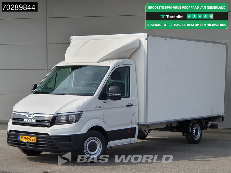 MAN TGE 3.180 D'Hollandia Laadklep Bakwagen Airco Cruise Lat om Lat Euro6 Meubelbak Koffer 19m3 Airco Cruise control - Dostavno vozilo z zabojnikom: slika 1 MAN TGE 3.180 D'Hollandia Laadklep Bakwagen Airco Cruise Lat om Lat Euro6 Meubelbak Koffer 19m3 Airco Cruise control - Dostavno vozilo z zabojnikom: slika 1