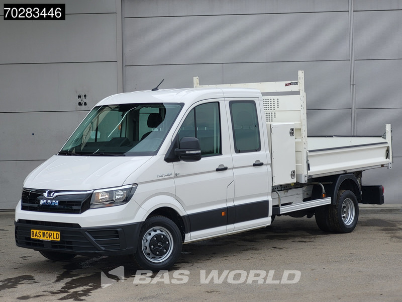 MAN TGE 5.120 Open Laadbak met Kist Dubbel Cabine Dubbellucht 3,5t Trekhaak Navi Airco Cruise Euro6 Pritsche Open Box Pickup Airco Dubbel cabi - Dostavno vozilo s kesonom: slika 3 MAN TGE 5.120 Open Laadbak met Kist Dubbel Cabine Dubbellucht 3,5t Trekhaak Navi Airco Cruise Euro6 Pritsche Open Box Pickup Airco Dubbel cabi - Dostavno vozilo s kesonom: slika 3