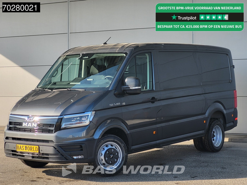 MAN TGE 5.160 Uniek! Dubbellucht 2025-Model Automaat L3H2 Laag Dak ACC Navi LED Airco Camera Parkeersensoren CarPlay Euro6 L2H1 11m3 Airco - Furgon: slika 1 MAN TGE 5.160 Uniek! Dubbellucht 2025-Model Automaat L3H2 Laag Dak ACC Navi LED Airco Camera Parkeersensoren CarPlay Euro6 L2H1 11m3 Airco - Furgon: slika 1
