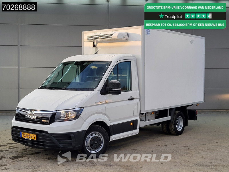 MAN TGE 5.180 Koelwagen Vriezer Bakwagen APK 12-2025 Thermo King 230V stekker Kuhlkoffer Airco Cruise 12m3 Airco Cruise control - Hladilno vozilo: slika 1 MAN TGE 5.180 Koelwagen Vriezer Bakwagen APK 12-2025 Thermo King 230V stekker Kuhlkoffer Airco Cruise 12m3 Airco Cruise control - Hladilno vozilo: slika 1
