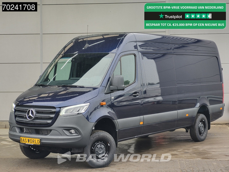 Mercedes-Benz Sprinter 319 CDI Automaat 4x4 L3H2 Blauw Metallic LED Navi Camera 4WD Allrad Airco Cruise L3 Maxi 14m3 Airco Cruise control - Furgon: slika 1 Mercedes-Benz Sprinter 319 CDI Automaat 4x4 L3H2 Blauw Metallic LED Navi Camera 4WD Allrad Airco Cruise L3 Maxi 14m3 Airco Cruise control - Furgon: slika 1