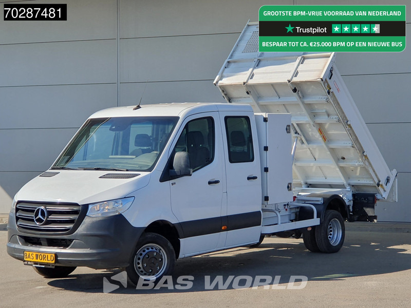 Mercedes-Benz Sprinter 514 CDI Kipper met Kist Dubbel Cabine Dubbellucht 3,5t Trekhaak Airco Cruise Euro6 Tipper Benne Kieper 2m3 Airco Trekhaak Cruise - Dostavno vozilo prekucnik: slika 1 Mercedes-Benz Sprinter 514 CDI Kipper met Kist Dubbel Cabine Dubbellucht 3,5t Trekhaak Airco Cruise Euro6 Tipper Benne Kieper 2m3 Airco Trekhaak Cruise - Dostavno vozilo prekucnik: slika 1