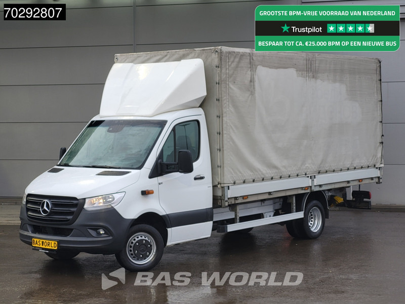 Mercedes-Benz Sprinter 519 CDI 3.0L V6 Automaat 484cm Dubbellucht Huif Bakwagen 190PK Airco Cruise Euro6 Meubelbak Koffer Airco Cruise control - Dostavno vozilo s ponjavo: slika 1 Mercedes-Benz Sprinter 519 CDI 3.0L V6 Automaat 484cm Dubbellucht Huif Bakwagen 190PK Airco Cruise Euro6 Meubelbak Koffer Airco Cruise control - Dostavno vozilo s ponjavo: slika 1