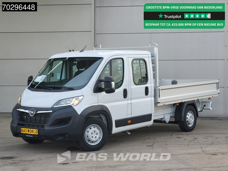 Opel Movano 140PK Dubbel Cabine Open Laadbak Airco Cruise Euro6 Pritsche Pickup Open Box Airco Cruise control - Dostavno vozilo s kesonom: slika 1 Opel Movano 140PK Dubbel Cabine Open Laadbak Airco Cruise Euro6 Pritsche Pickup Open Box Airco Cruise control - Dostavno vozilo s kesonom: slika 1