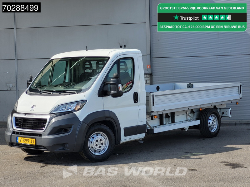 Peugeot Boxer 165PK Open Laadbak Luchtvering Trekhaak Navi Airco Euro6 Pritsche Pickup Open Box Airco Trekhaak - Dostavno vozilo s kesonom: slika 1 Peugeot Boxer 165PK Open Laadbak Luchtvering Trekhaak Navi Airco Euro6 Pritsche Pickup Open Box Airco Trekhaak - Dostavno vozilo s kesonom: slika 1